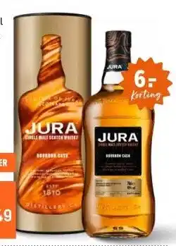 Gall & Gall Jura Bourbon Cask 70CL aanbieding