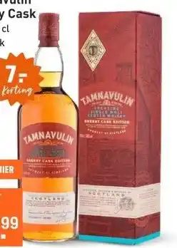 Gall & Gall Tamnavulin Sherry Cask 70CL aanbieding