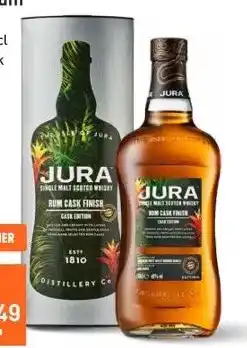 Gall & Gall Jura Rum Cask 70CL aanbieding