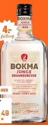 Gall & Gall Bokma Jonge Graanjenever 100CL aanbieding