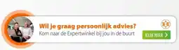 Expert Wil je graag persoonlijk advies? aanbieding