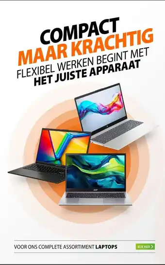 Expert Voor ons complete assortiment laptops aanbieding