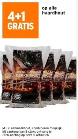 GAMMA Op alle haardhout aanbieding
