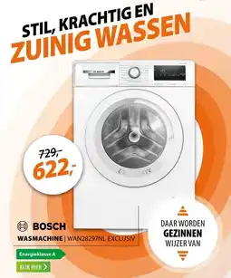 Expert Bosch WAN28297NL EXCLUSIV aanbieding