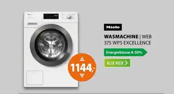 Expert Miele WEB 375 WPS Excellence PowerWash aanbieding