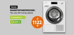 Expert Miele TEC 655 WP Excellence EcoSpeed & Wash2Dry aanbieding