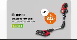 Expert Bosch BCS711PET Unlimited 7 Rood aanbieding
