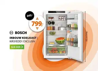 Expert Bosch KIR31EDD1 EXCLUSIV aanbieding