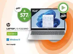 Expert HP 15-fc0230nd aanbieding
