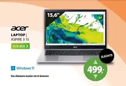 Expert Acer Aspire 3 15 (A315-44P-R72L) Zilver aanbieding