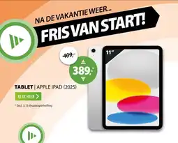 Expert Apple iPad (2025) 11 inch 128GB Wifi Zilver aanbieding