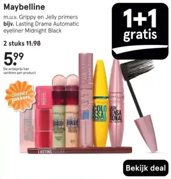 Etos Maybelline aanbieding