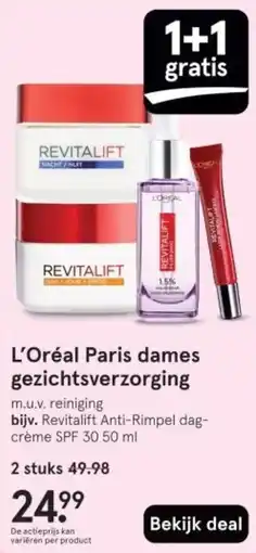 Etos L'Oréal Paris dames gezichtsverzorging aanbieding