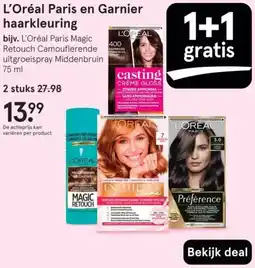 Etos L'Oréal Paris en Garnier haarkleuring aanbieding