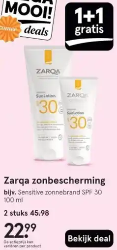 Etos Zarqa zonbescherming aanbieding