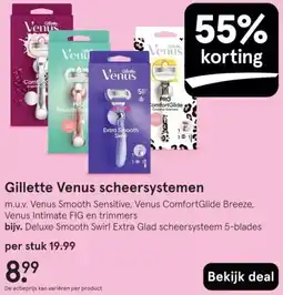 Etos Gillette Venus scheersystemen aanbieding