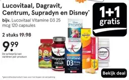 Etos Lucovitaal, Dagravit, Centrum, Supradyn en Disney aanbieding