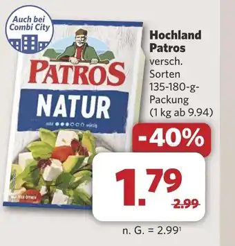 Combi Hochland Patros aanbieding
