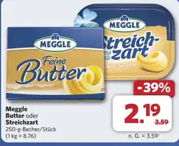 Combi Meggle Butter oder Streichzart aanbieding