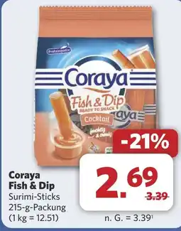Combi Coraya Fish & Dip aanbieding