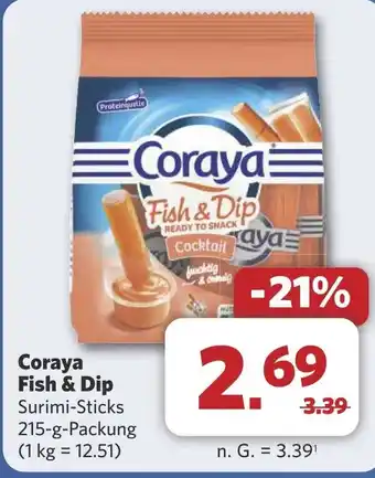 Combi Coraya Fish & Dip aanbieding