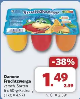 Combi Danone Fruchtzwerge aanbieding