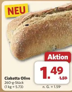 Combi Ciabatta Olive aanbieding