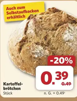 Combi Kartoffel- brötchen Stück aanbieding