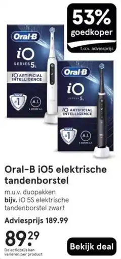 Etos Oral-B i05 elektrische tandenborstel aanbieding