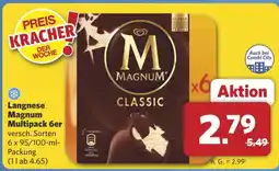 Combi Langnese Magnum Multipack 6er aanbieding
