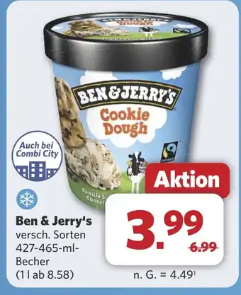 Combi Ben & Jerry's aanbieding