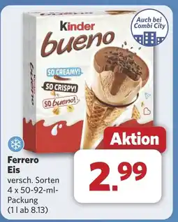 Combi Ferrero Eis aanbieding