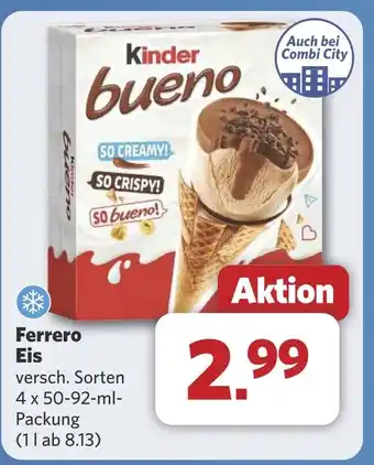 Combi Ferrero Eis aanbieding