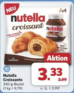 Combi Nutella Croissants aanbieding