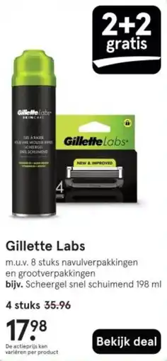 Etos Gillette Labs aanbieding