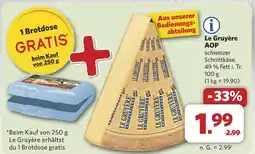 Combi Le Gruyère AOP aanbieding