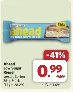 Combi Ahead Low Sugar Riegel aanbieding