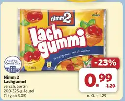 Combi Nimm 2 Lachgummi aanbieding