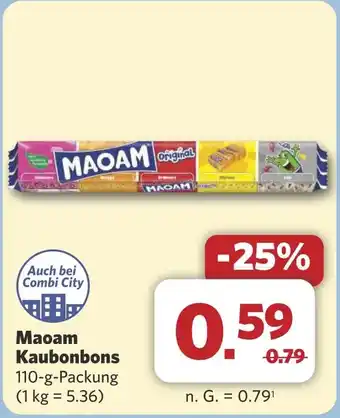 Combi Maoam Kaubonbons aanbieding