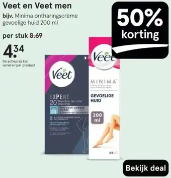 Etos Veet en Veet men aanbieding