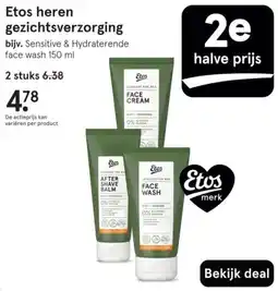 Etos Etos heren gezichtsverzorging aanbieding