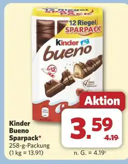 Combi Kinder Bueno Sparpack aanbieding