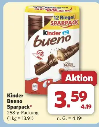Combi Kinder Bueno Sparpack aanbieding