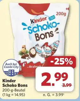 Combi Kinder Schoko Bons aanbieding