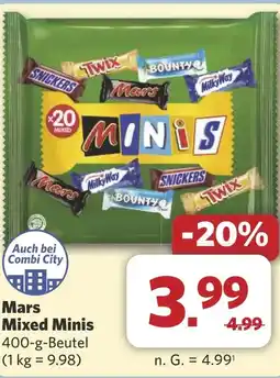 Combi Mars Mixed Minis aanbieding
