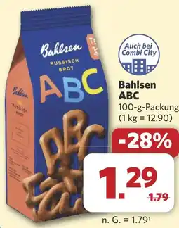 Combi Bahlsen ABC aanbieding