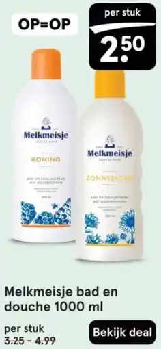 Etos Melkmeisje bad en douche aanbieding
