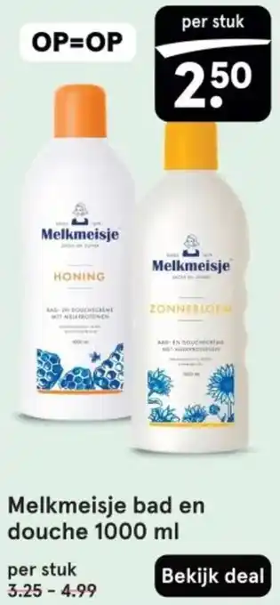 Etos Melkmeisje bad en douche aanbieding