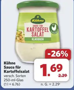 Combi Kühne Sauce für Kartoffelsalat aanbieding