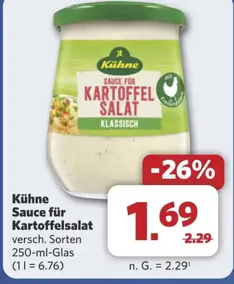 Combi Kühne Sauce für Kartoffelsalat aanbieding